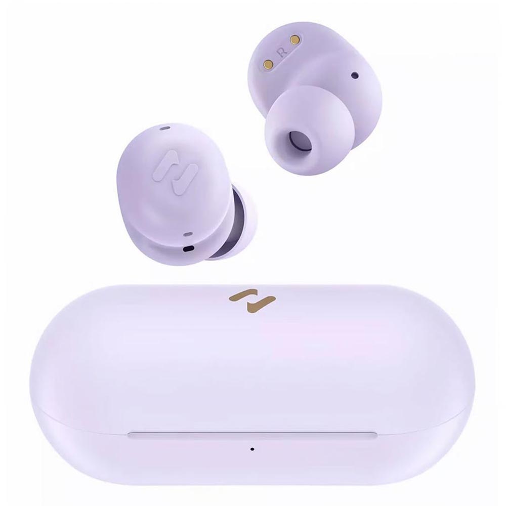Havit bezdrôtové slúchadlá (TW969 Lite) – TWS, Bluetooth 5.4, mikrofón, in-ear, USB-C, 300mAh, fialové KF2343502