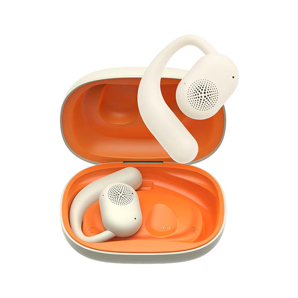 Havit bezdrôtové slúchadlá (OWS914) – TWS, Bluetooth 5.3, mikrofón, ENC, USB-C, 500mAh, béžové KF2343548