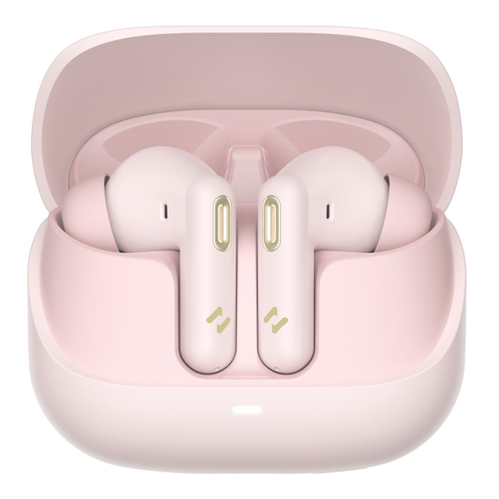 Havit bezdrôtové slúchadlá (TW906 Pro) – TWS, Bluetooth 5.3, mikrofón, ANC, USB-C, 300mAh, ružové KF2343730