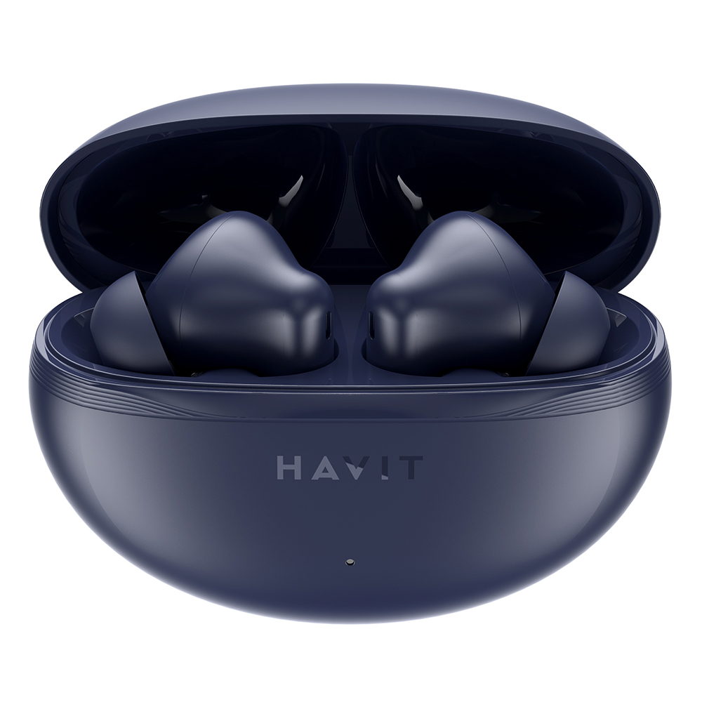 Havit bezdrôtové slúchadlá (TW986) – TWS, Bluetooth 5.4, mikrofón, ENC, USB-C, 400mAh, modré KF2343769