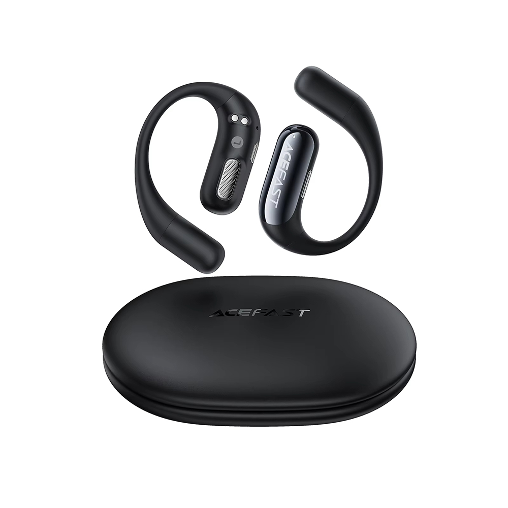 Acefast bezdrôtové slúchadlá FA002 – športové, Bluetooth 5.3, IP54, 500 mAh, čierne KF2346325