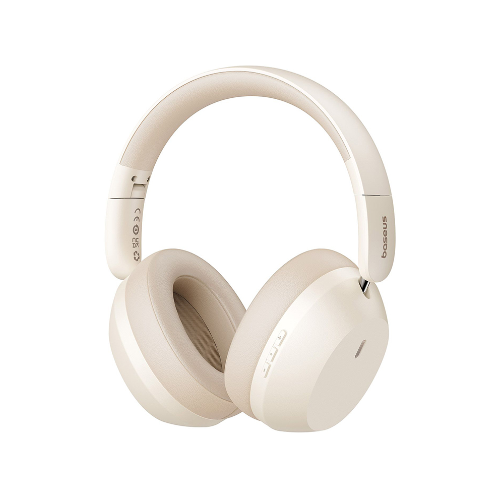 Baseus bezdrôtové slúchadlá Bass 35 Max (A00070800221-00) – On-Ear, Bluetooth 5.3, izolácia zvuku, skladacie, biele (Stellar White) KF2344456