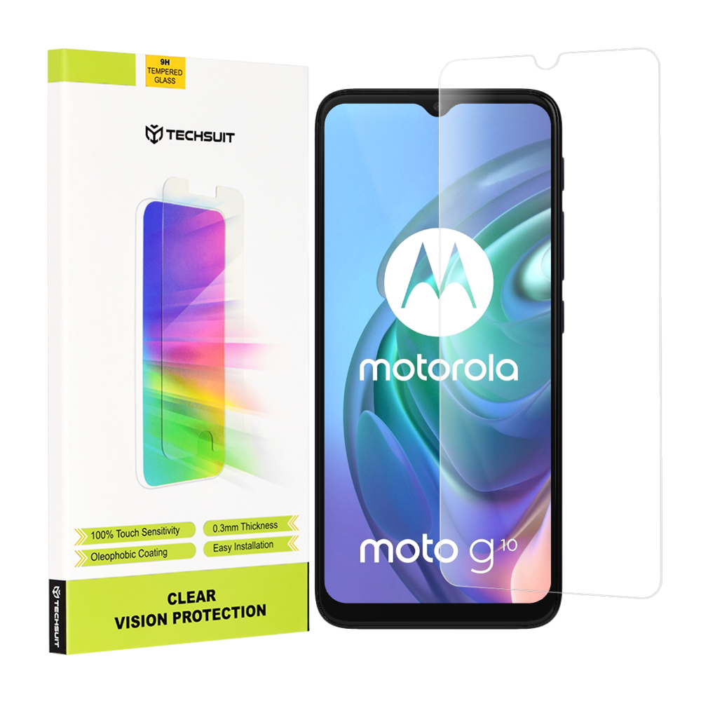 Techsuit - Clear Vision Glass - Motorola Moto G10 / Moto G20 / Moto G30 / Moto G9 Play / Moto E7 Plus - Transparent KF2311883