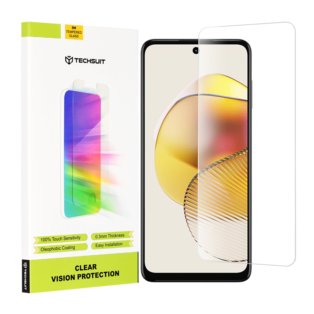 Techsuit - Clear Vision Glass - Motorola Moto G73 - Transparent KF2312405