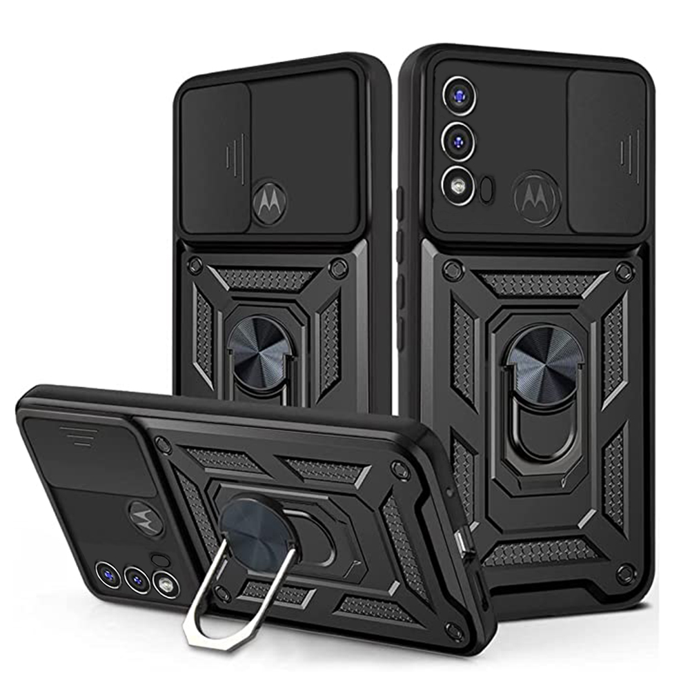 Techsuit - CamShield Series - Motorola Moto E20 / E30 / E40 - Black KF2313035