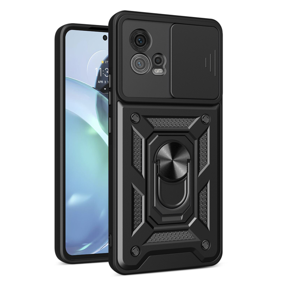 Techsuit - CamShield Series - Motorola Moto G72 - Black KF2313049