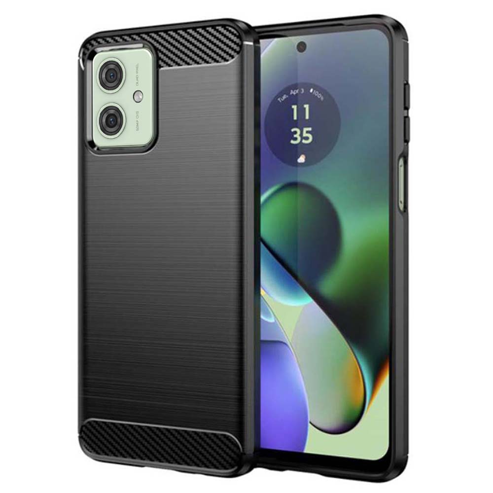 Techsuit - Carbon Silicone - Motorola Moto G54 / Moto G54 Power Edition / Moto G64 - Black KF2314830