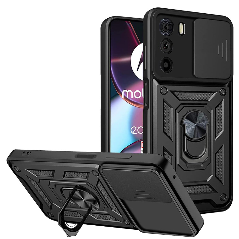Techsuit - CamShield Series - Motorola Edge 30 - Black KF2315381