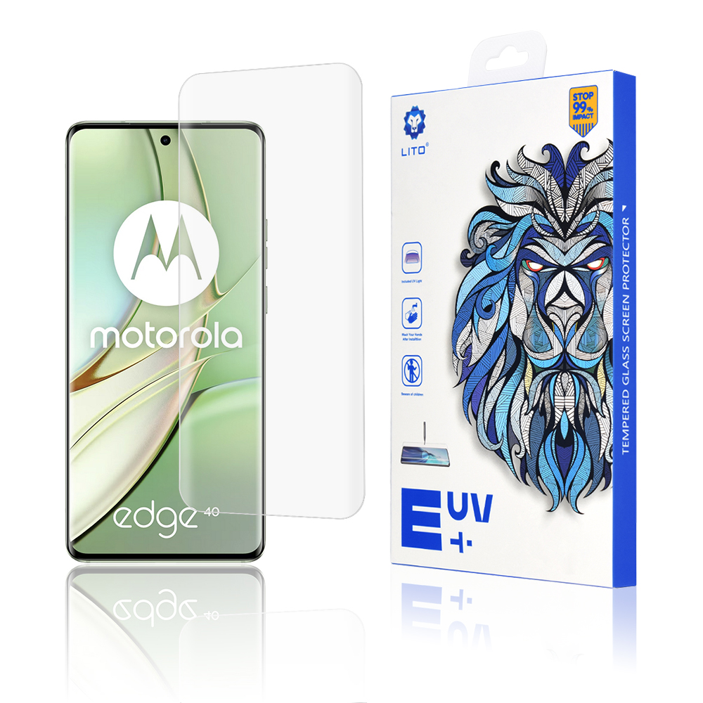 Lito - 3D UV Glass - Motorola Edge 40 / Edge 40 Neo / Edge (2023) - Clear KF2315972