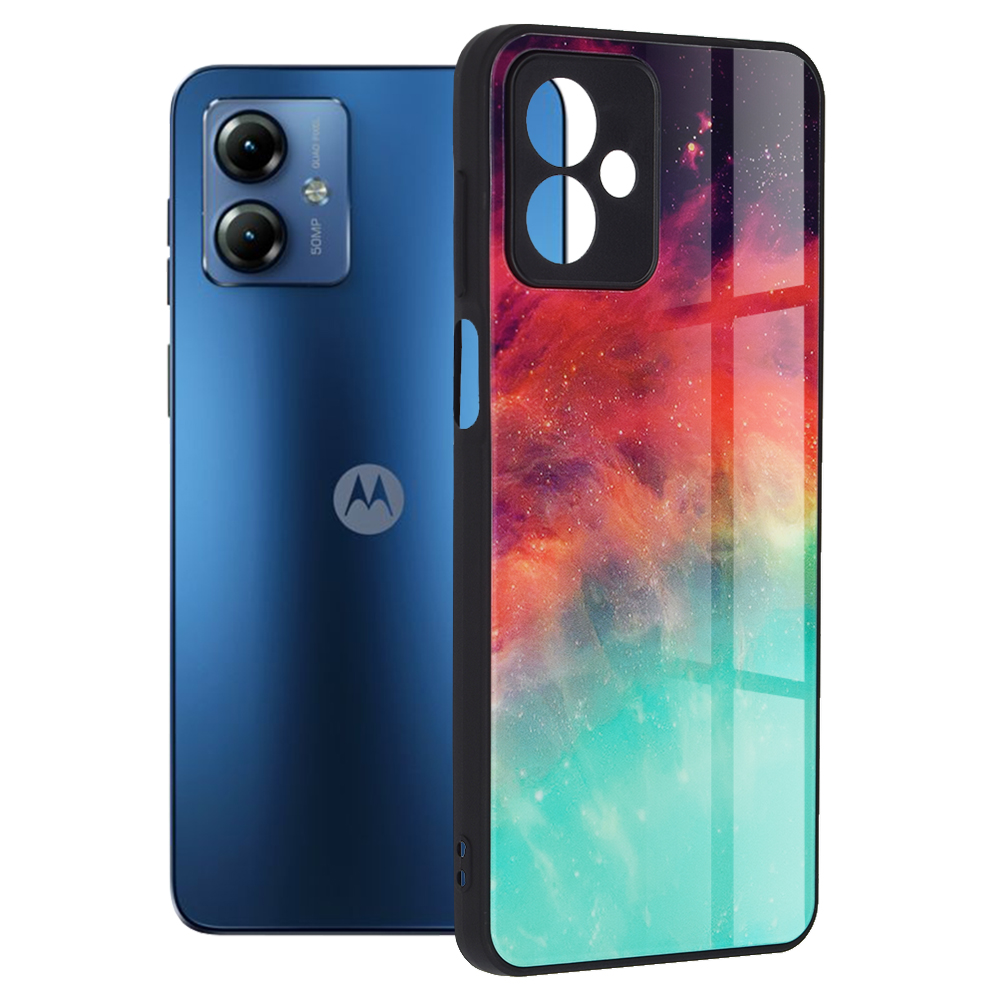 Techsuit - Glaze Series - Motorola Moto G14 - Fiery Ocean KF2317070