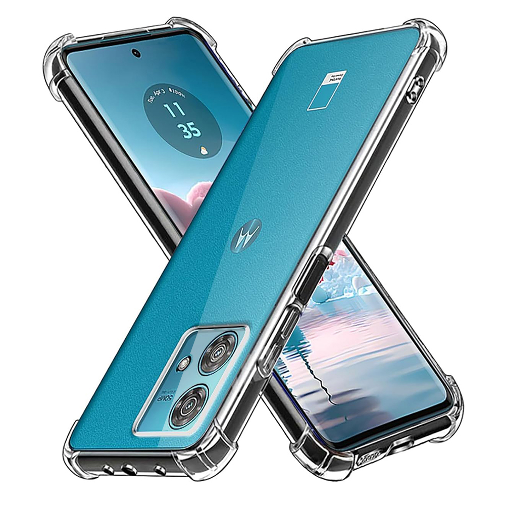Techsuit - Shockproof Clear Silicone - Motorola Edge 40 Neo - Clear KF2317963