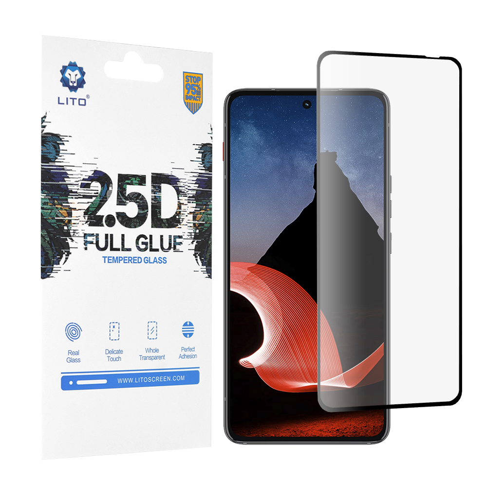 Lito - 2.5D FullGlue Glass - Motorola ThinkPhone - Black KF2318063
