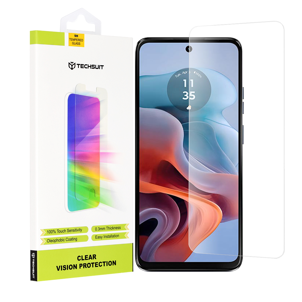 Techsuit - Clear Vision Glass - Motorola Moto G34 / Moto G45 - Transparent KF2318347