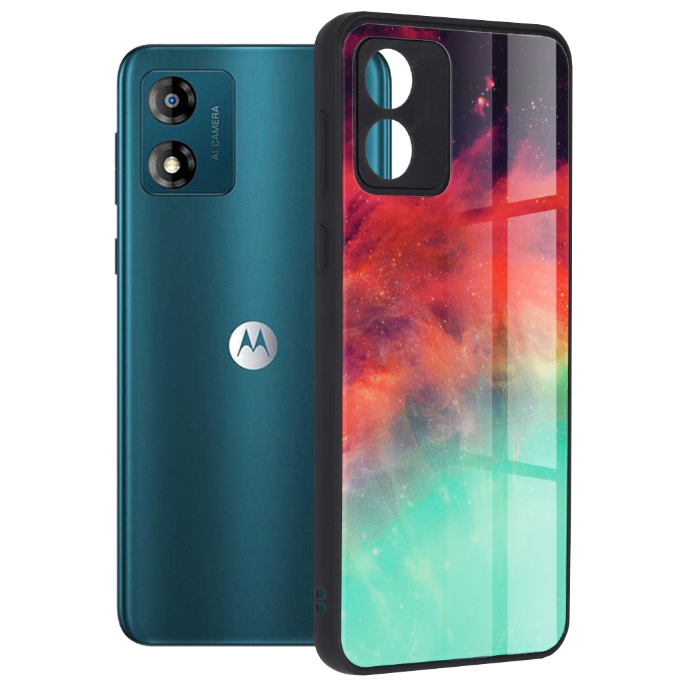 Techsuit - Glaze Series - Motorola Moto E13 - Fiery Ocean KF2323823
