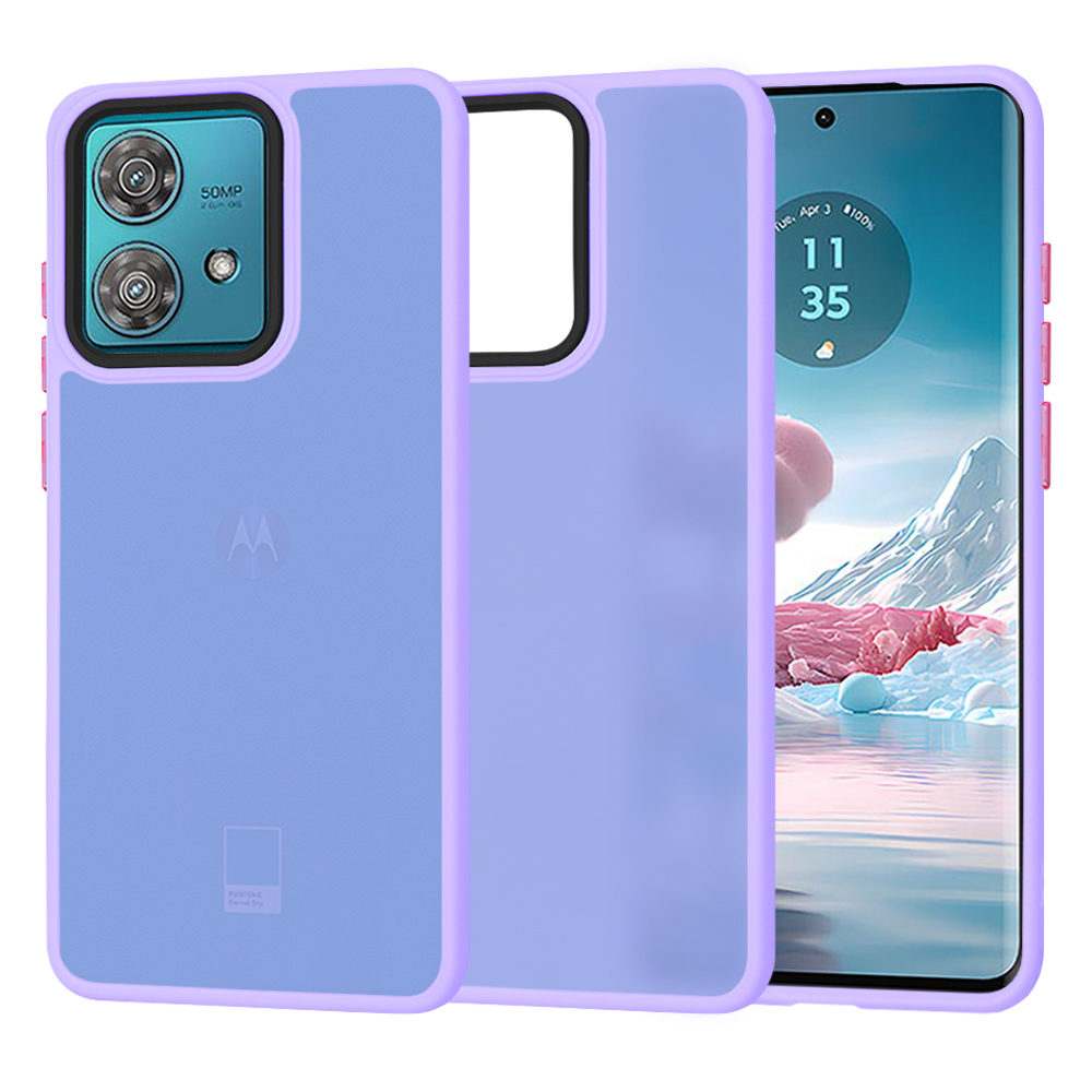 Techsuit - HaloFrost Series - Motorola Edge 40 Neo - Light Purple KF2326288