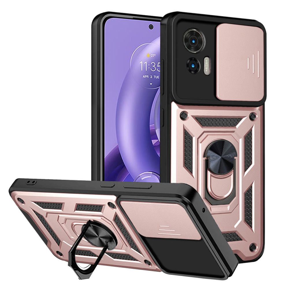 Techsuit - CamShield Series - Motorola Edge 30 Neo - Rose Gold KF2327427