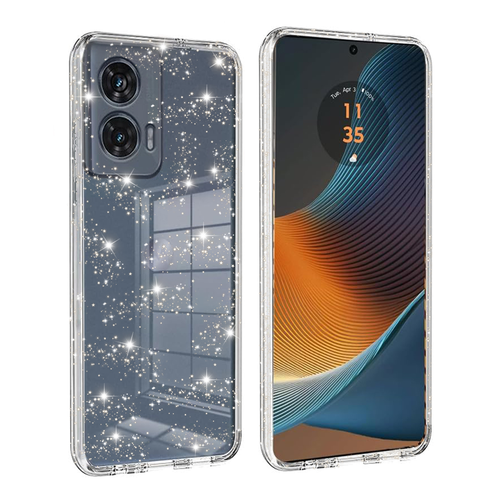 Techsuit - SparkleSkin Series - Motorola Edge 50 Fusion - Clear KF2332112