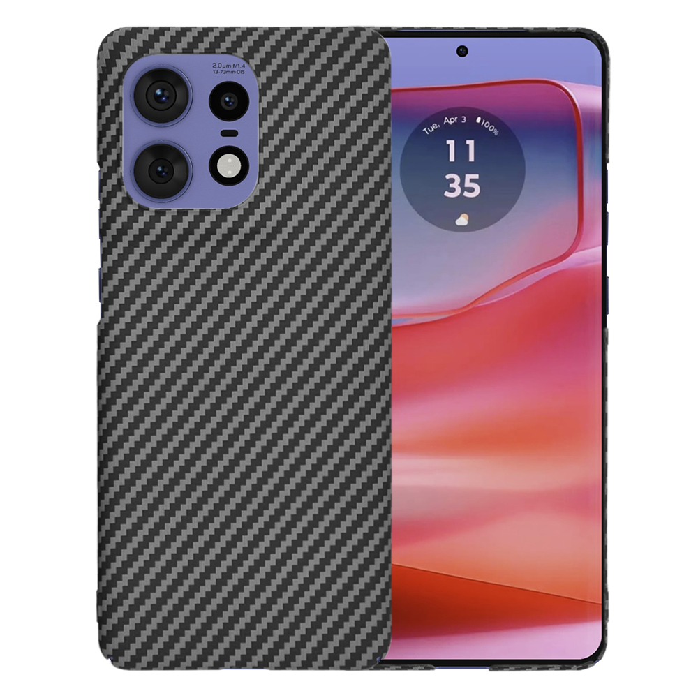 Techsuit - Carbonite FiberShell - Motorola Edge 50 Pro - Black KF2332923