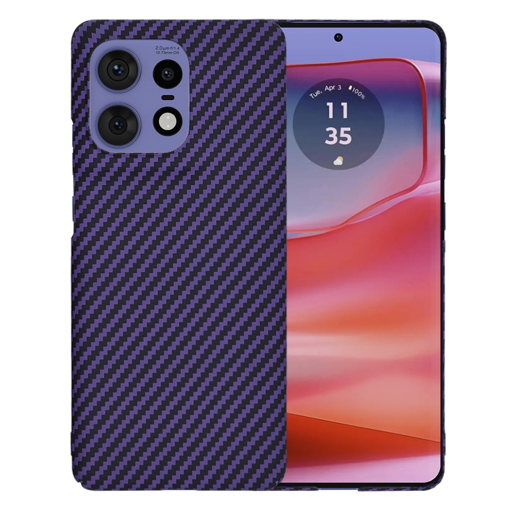 Techsuit - Carbonite FiberShell - Motorola Edge 50 Pro - Purple KF2332924