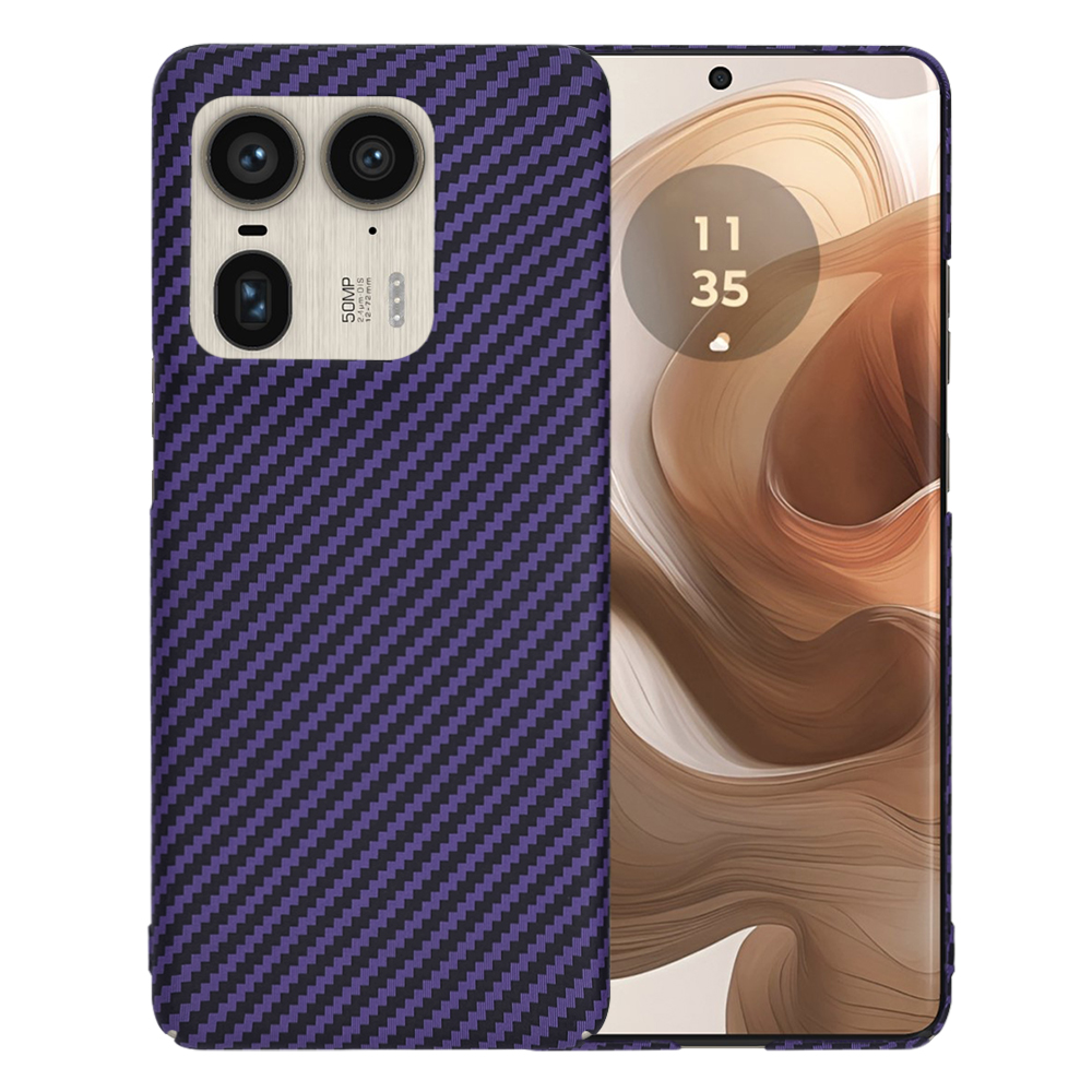 Techsuit - Carbonite FiberShell - Motorola Edge 50 Ultra - Purple KF2332927