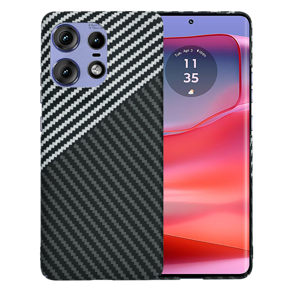 Techsuit - Carbonite FiberShell - Motorola Edge 50 Pro - Stealth Gray KF2333425
