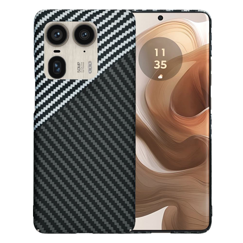 Techsuit - Carbonite FiberShell - Motorola Edge 50 Ultra - Stealth Gray KF2333430