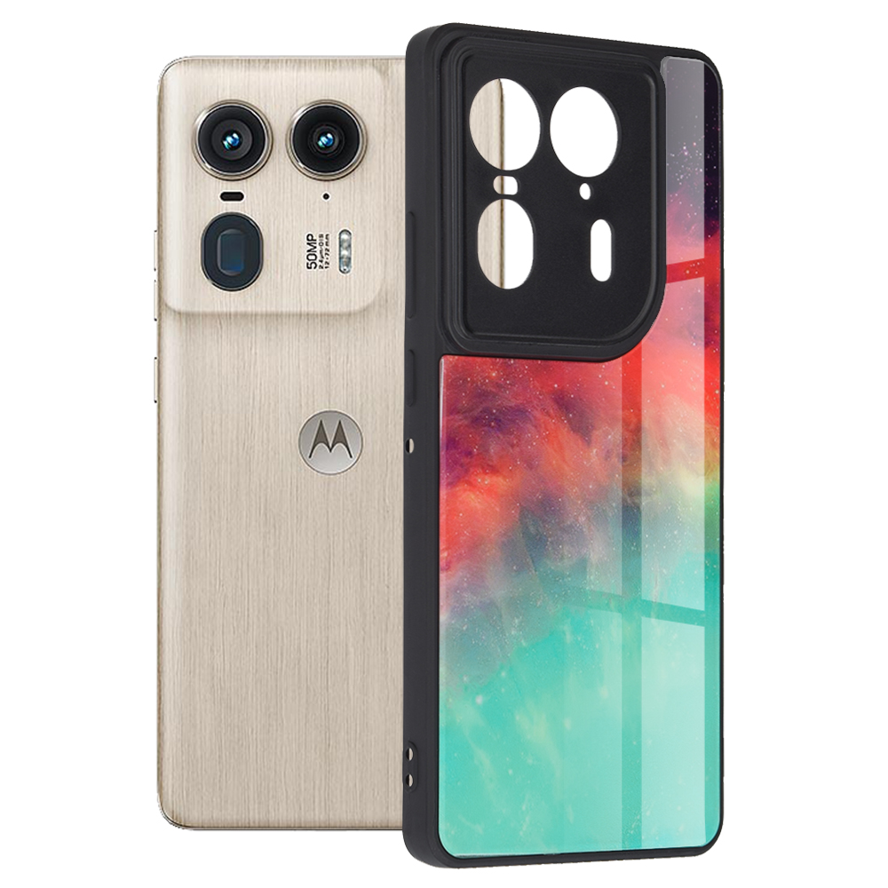 Techsuit - Glaze Series - Motorola Edge 50 Ultra - Fiery Ocean KF2336621