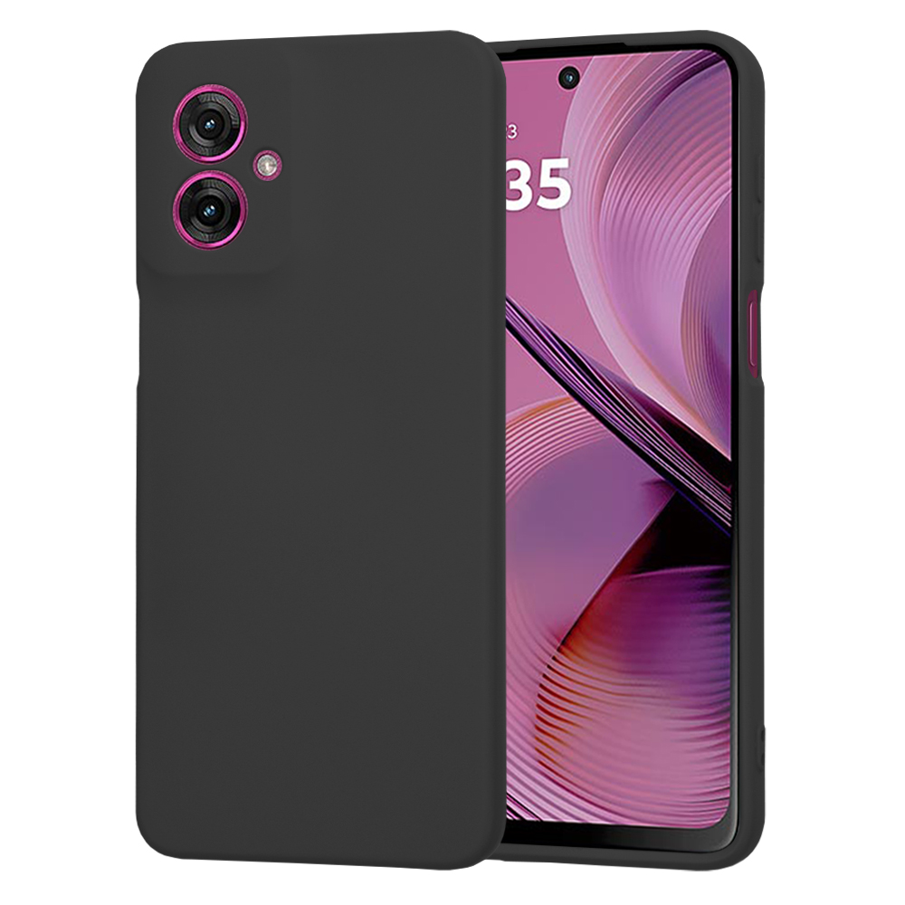 Techsuit - SoftFlex - Motorola Moto G55 - Black KF2338411