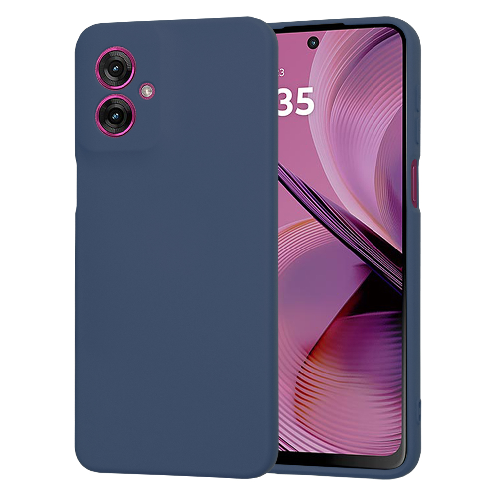Techsuit - SoftFlex - Motorola Moto G55 - Navy Blue KF2338413