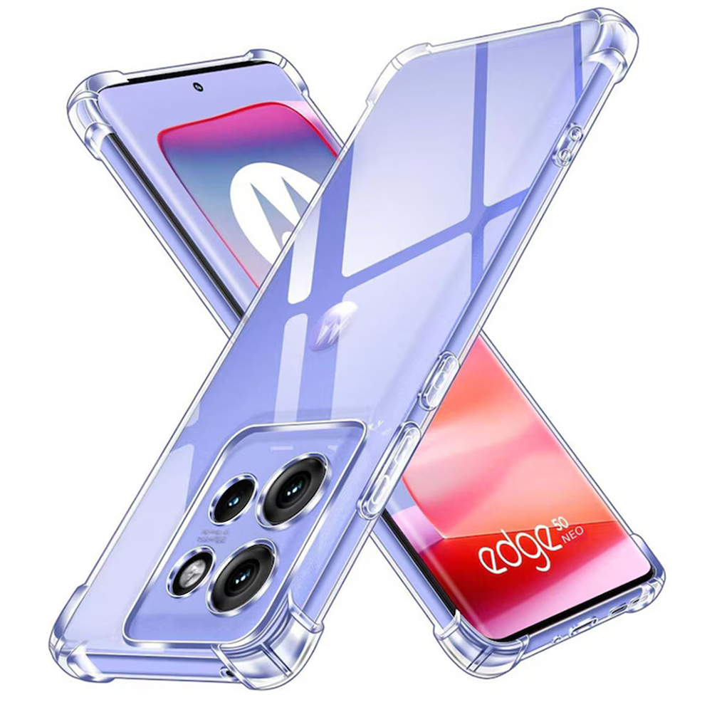 Techsuit - Shockproof Clear Silicone - Motorola Edge 50 Neo / Motorola ThinkPhone 25 - Clear KF2338657