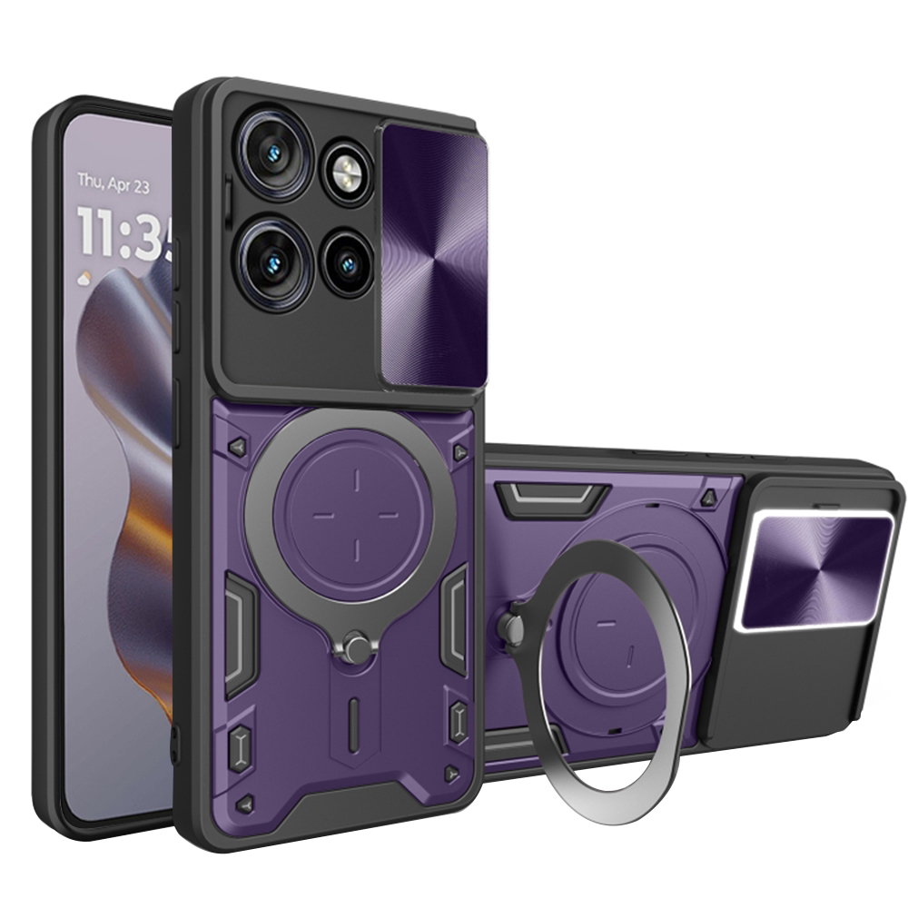 Techsuit CamGuard Pro puzdro pre Motorola Edge 50 Neo / ThinkPhone 25 - Fialové KF2338665