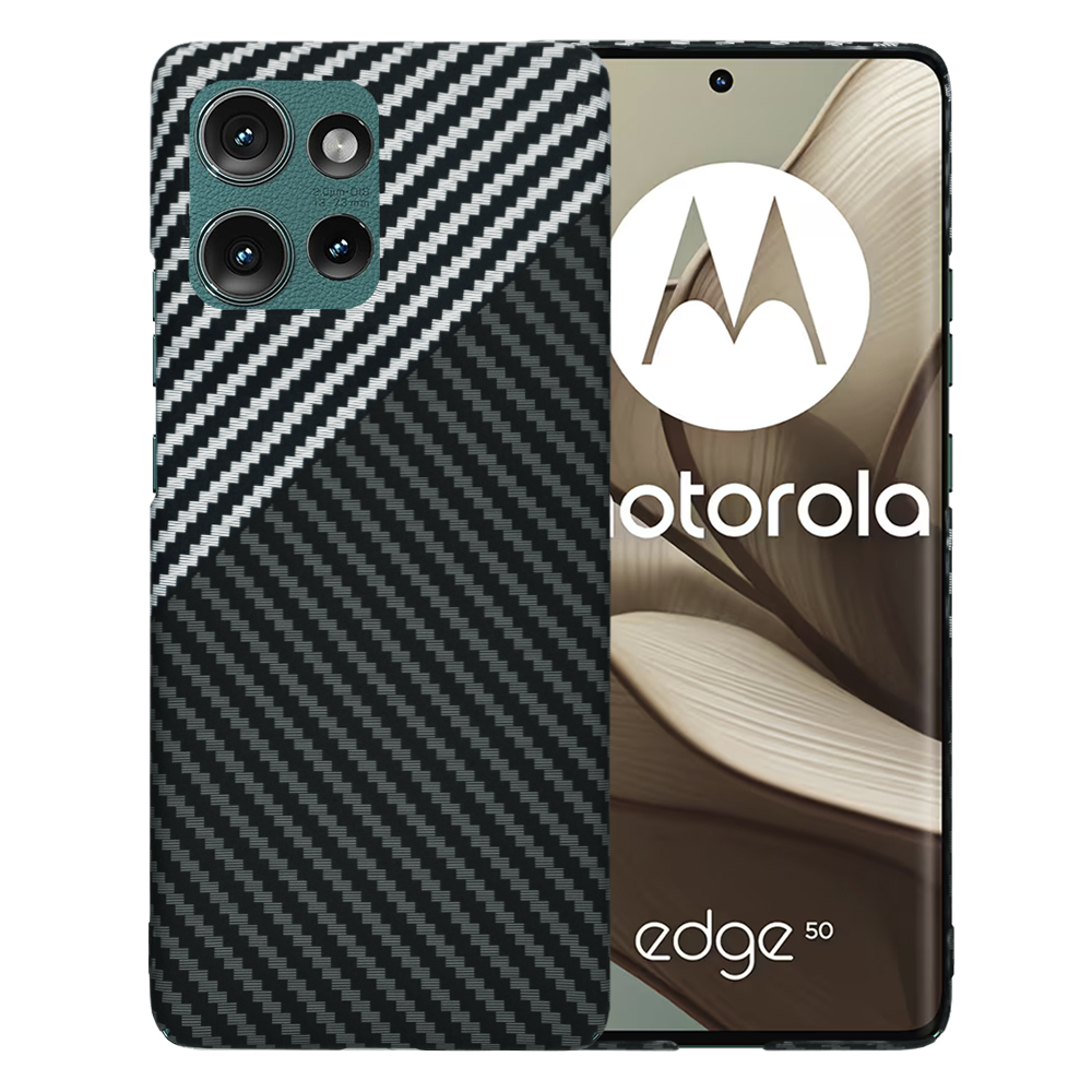 Techsuit - Carbonite FiberShell - Motorola Edge 50 - Stealth Gray KF2339140