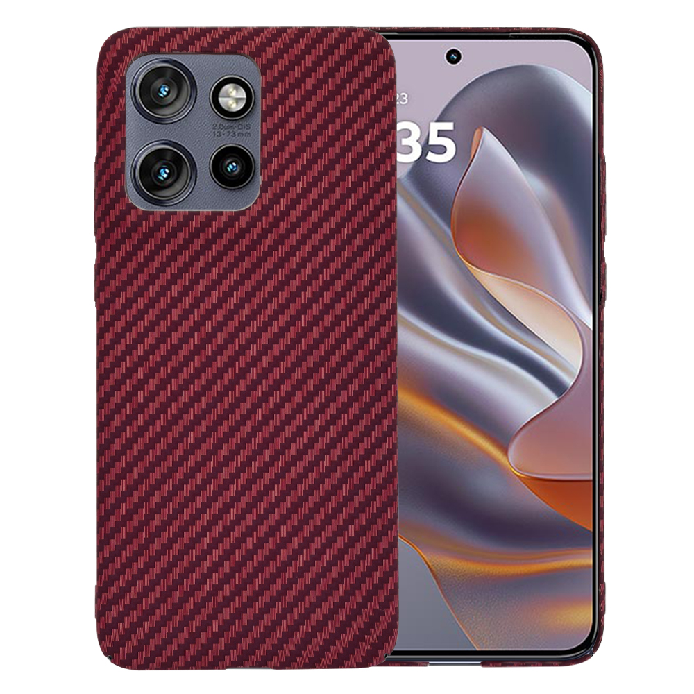 Techsuit - Carbonite FiberShell - Motorola Edge 50 Neo / Motorola ThinkPhone 25 - Red KF2339148