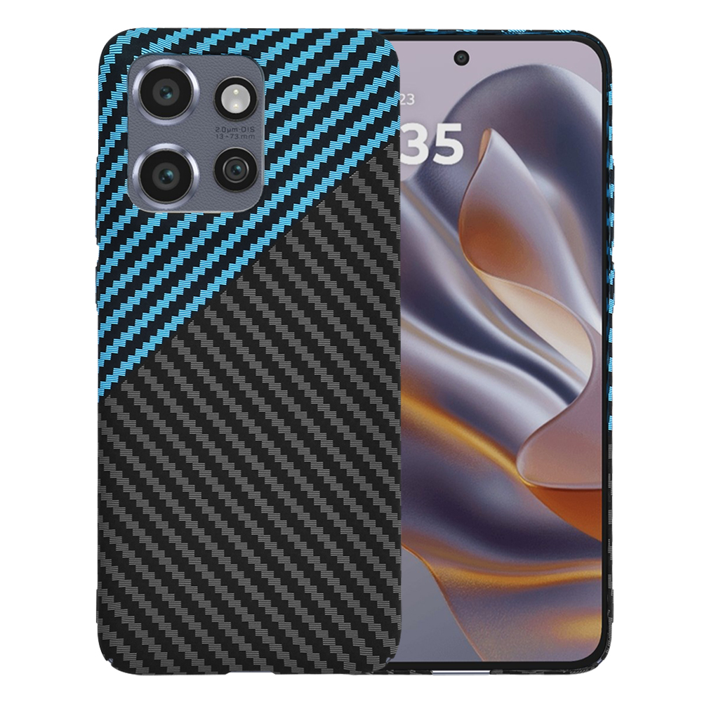 Techsuit - Carbonite FiberShell - Motorola Edge 50 Neo / Motorola ThinkPhone 25 - Blue Pulse KF2339149