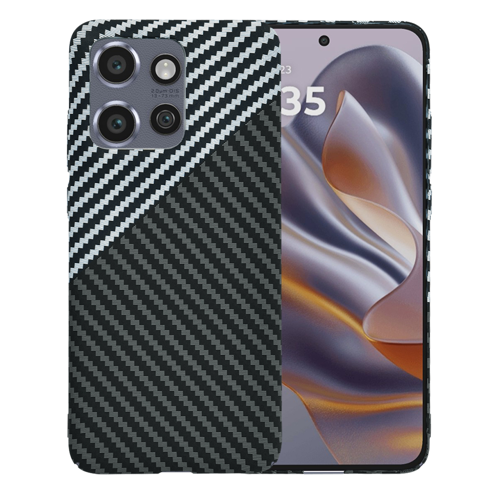 Techsuit - Carbonite FiberShell - Motorola Edge 50 Neo / Motorola ThinkPhone 25 - Stealth Gray KF2339150