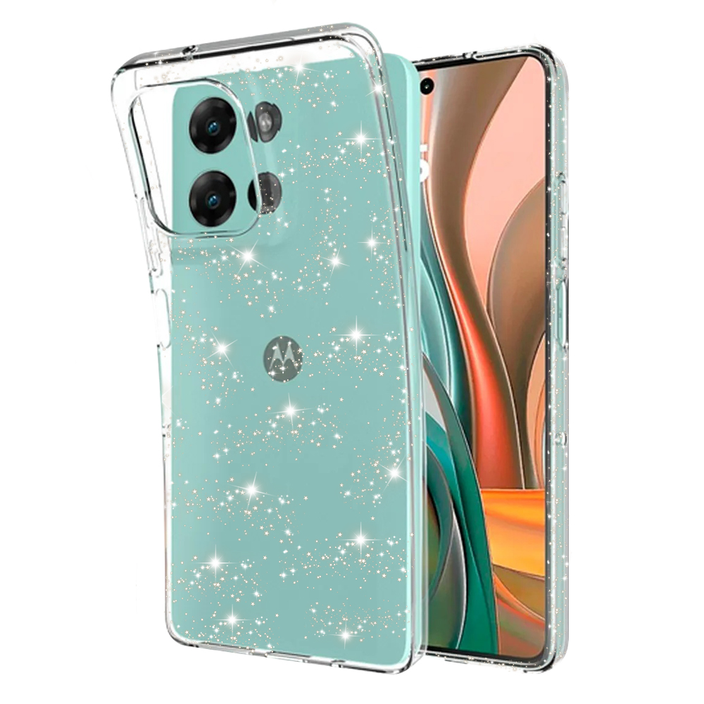 Techsuit - SparkleSkin Series - Motorola Moto G75 - Clear KF2345159