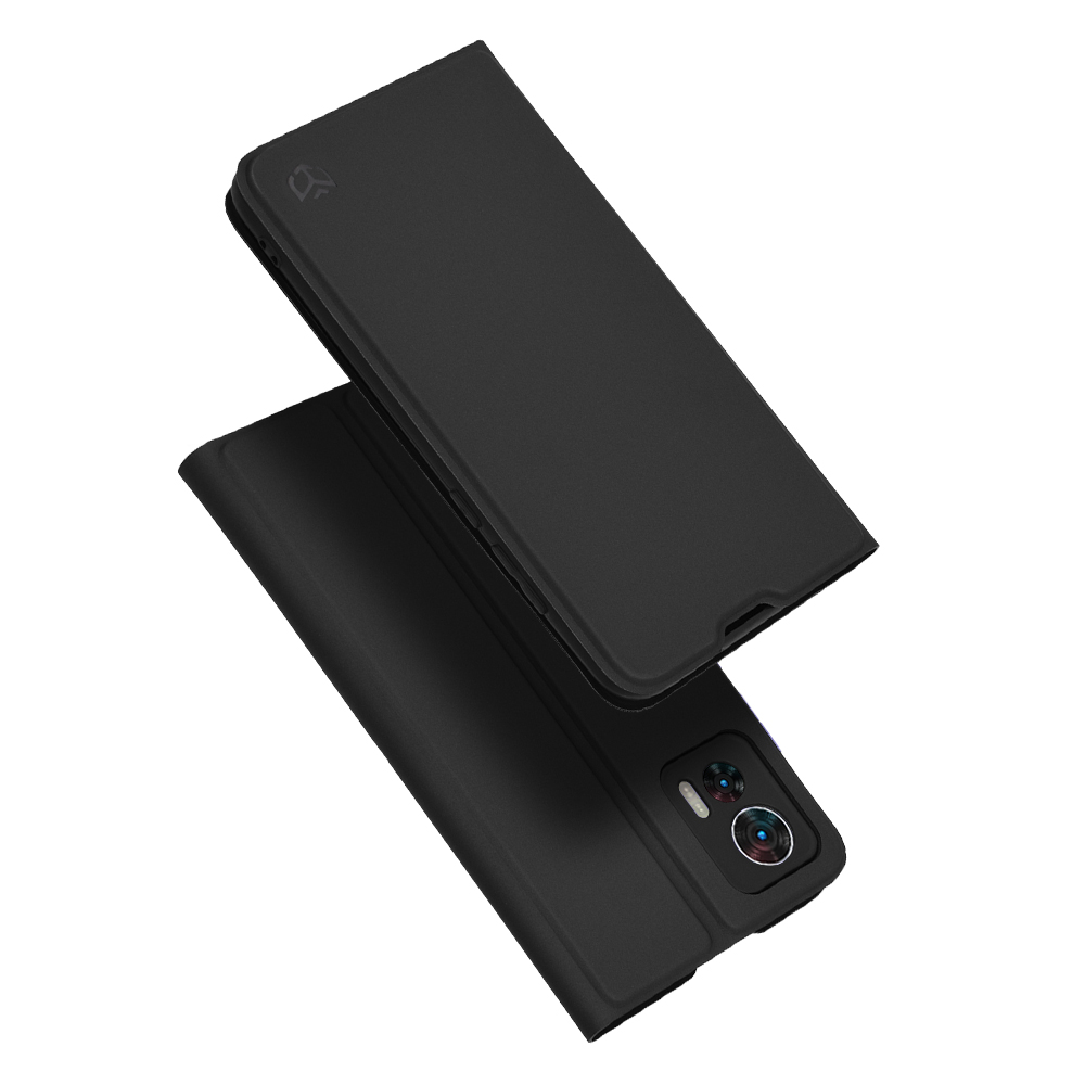 Techsuit Magskin Book magnetické knižkové puzdro na Motorola Edge 30 Neo – čierne KF2323357