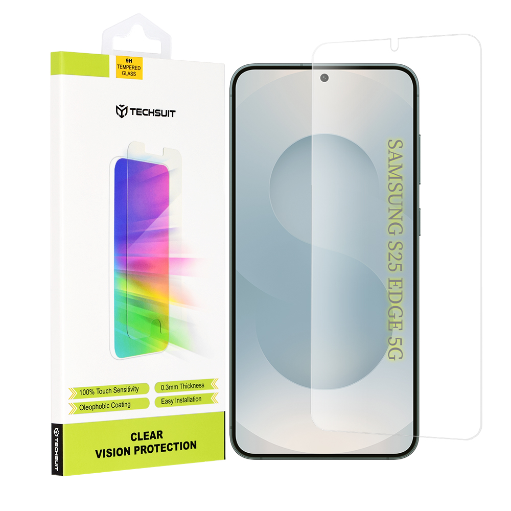 Techsuit - Clear Vision Glass - Samsung Galaxy S25 Edge - Transparent KF2346385