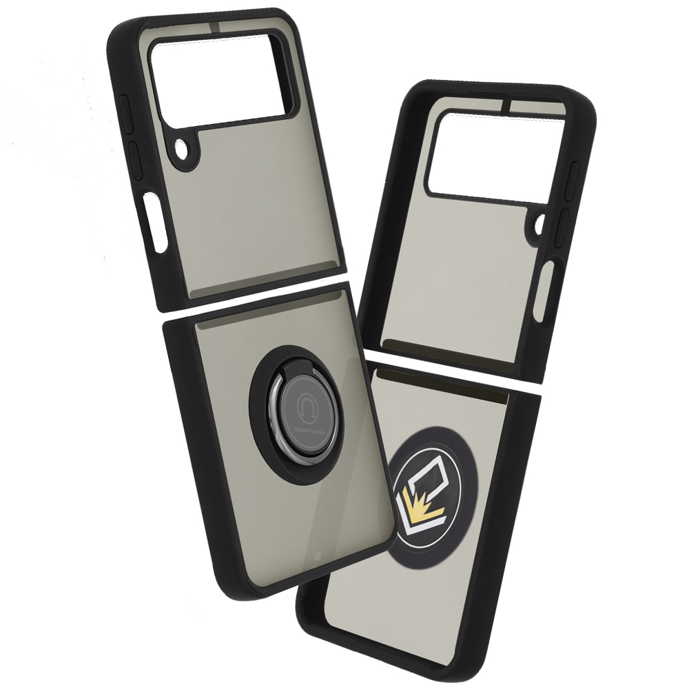 Techsuit - Glinth puzdro pre Samsung Galaxy Z Flip3 5G – čierne KF236879