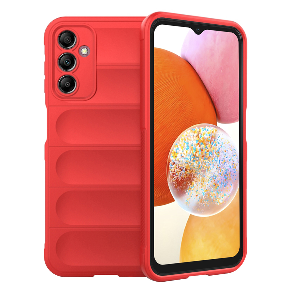 Techsuit - Magic Shield puzdro pre Samsung Galaxy A14 4G / A14 5G – červené KF2322571