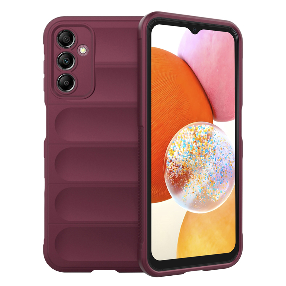 Techsuit - Magic Shield puzdro pre Samsung Galaxy A14 4G / A14 5G – bordové KF2322573