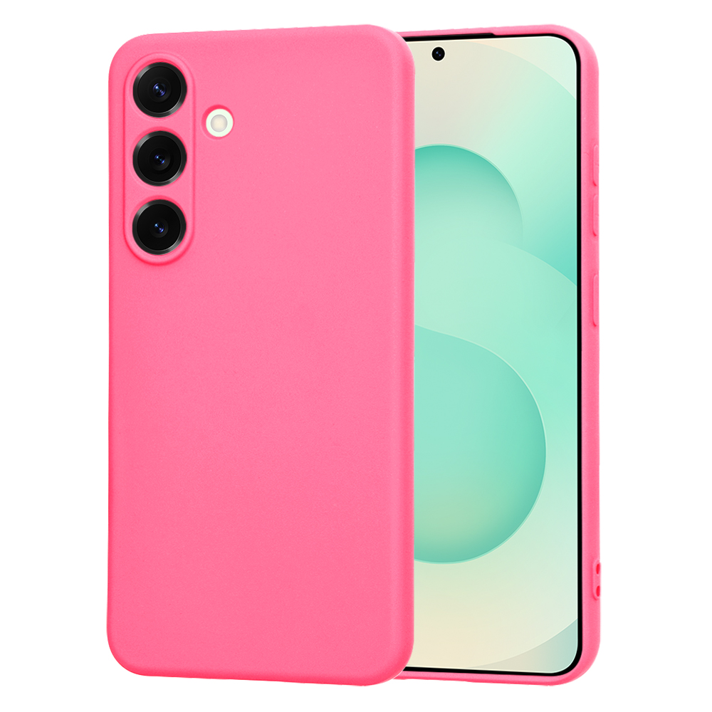 Techsuit - SoftFlex puzdro pre Samsung Galaxy S25 Plus – sýto ružové KF2339344