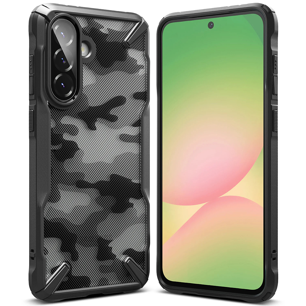 Ringke - Fusion X Design puzdro pre Samsung Galaxy A36 5G / A56 5G – Camo Black KF2346750