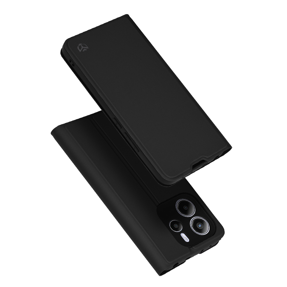 Techsuit - Magskin Book knižkové puzdro na Xiaomi Redmi Note 14 4G (164,84 × 78,15 × 8,16 mm) - čierny KF2346962