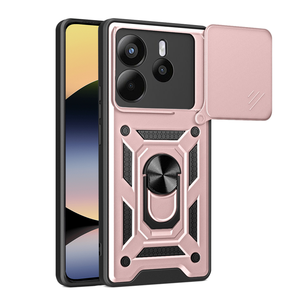 Techsuit - CamShield Series obal na Xiaomi Redmi Note 14 4G (163.25 × 76.55 × 8.16 mm) - Rose Gold KF2347374