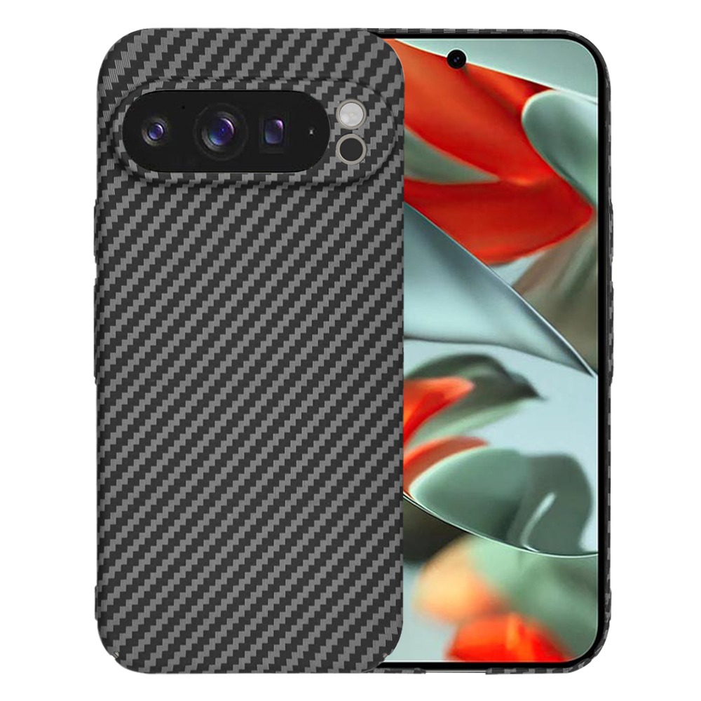 Techsuit - Carbonite FiberShell odolný obal na Google Pixel 9 Pro XL - čierny KF2332959