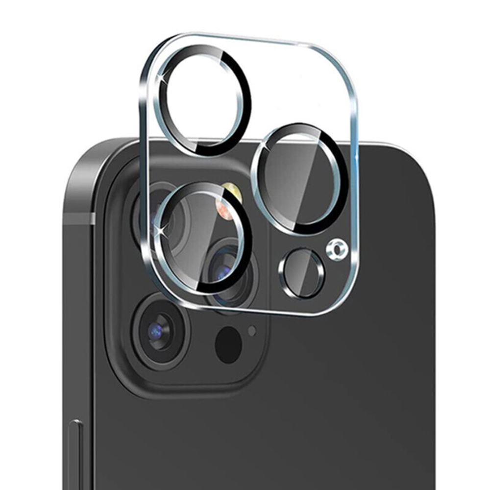 Lito - S+ Camera Glass Protector - iPhone 13 Pro / iPhone 13 Pro Max - Black/Transparent KF2310845