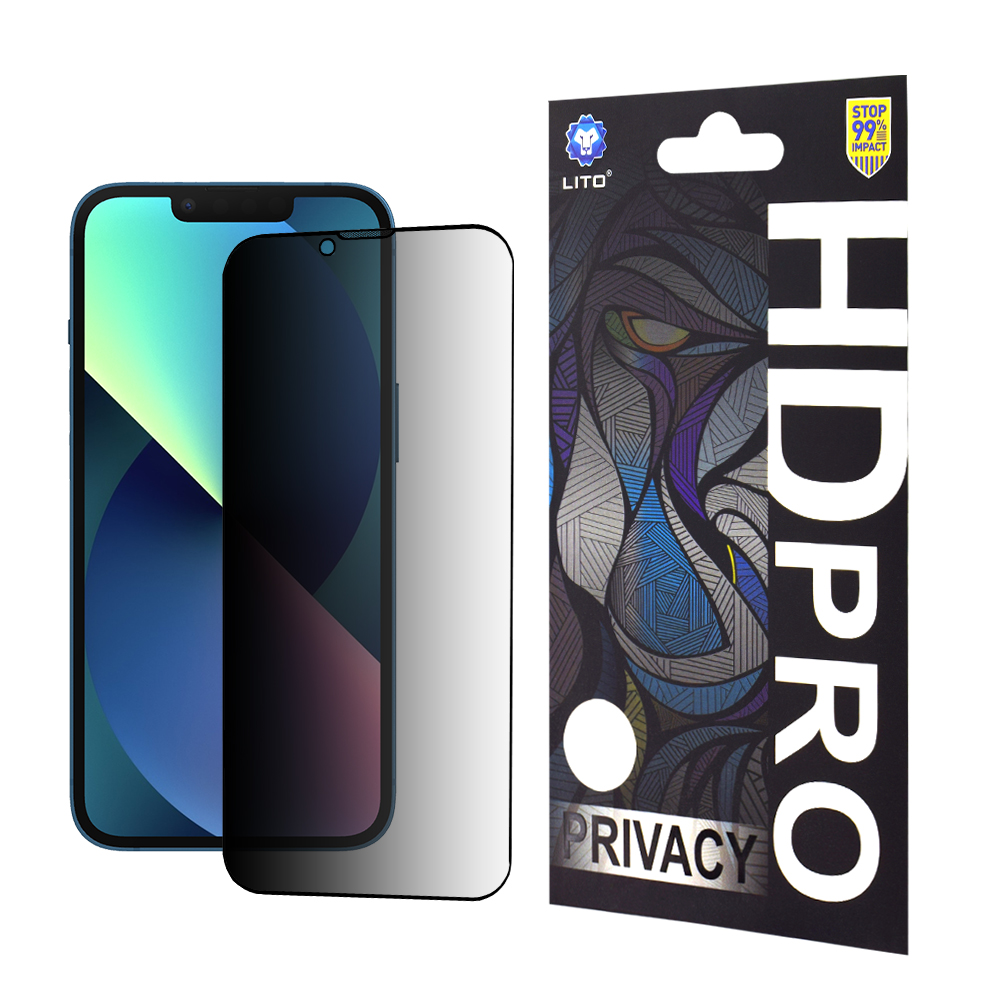 Lito - HD Pro Privacy - iPhone 13 / iPhone 13 Pro / iPhone 14 - Black KF2330368