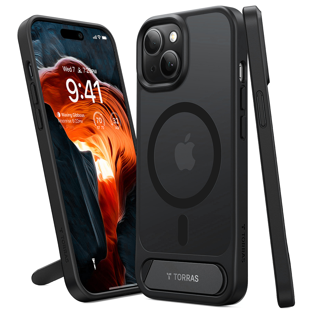 Torras - Pstand - iPhone 15 - Black KF2344182
