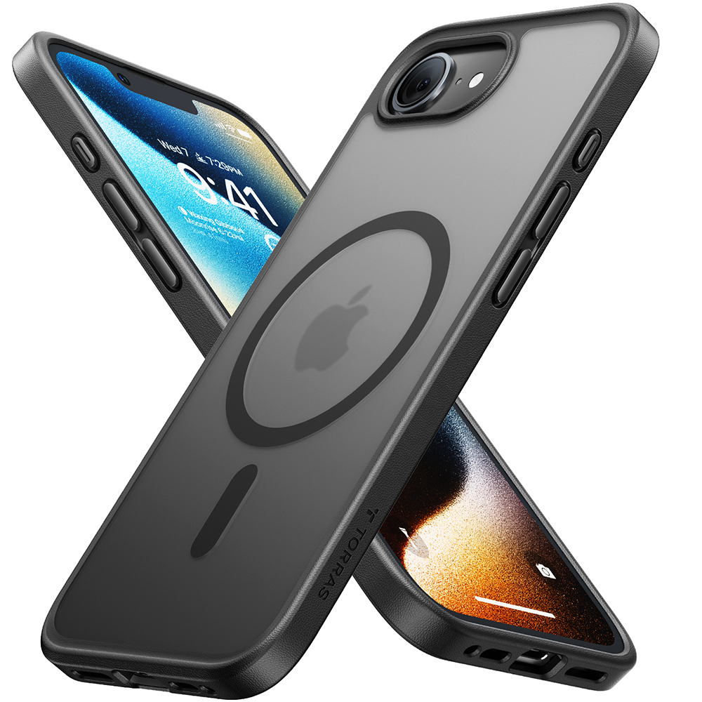 Torras - Guardian Magnetic Series - iPhone 16e - Black KF2346439
